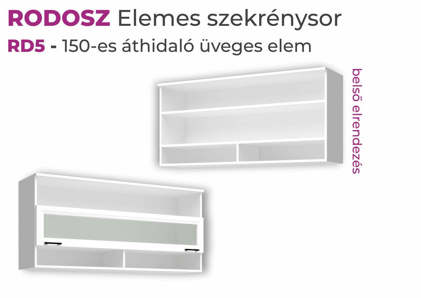 Rodosz szekrénysor 340cm és 390cm-es méretben