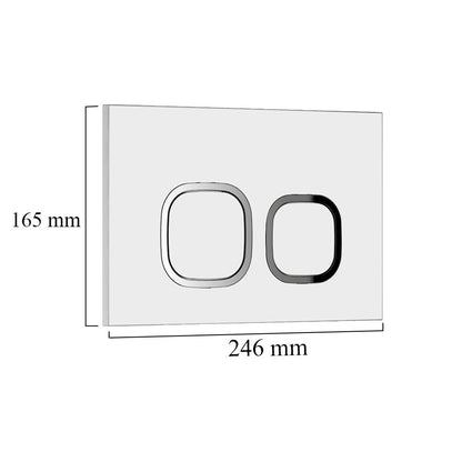 Roya Sydney 83W falba építhető WC tartály szett