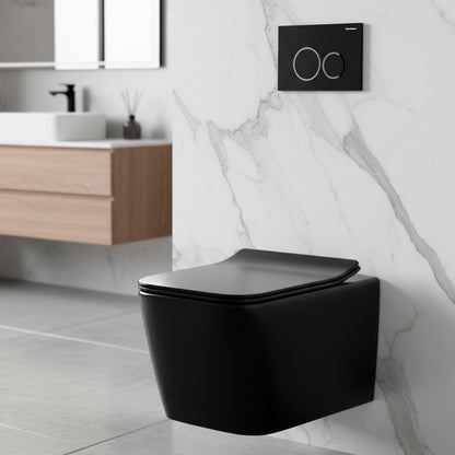 Roya Tina 82CHR falba építhető WC tartály szett fekete