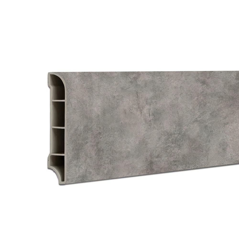 Vinyl SPC padlószegély Serona kőhatású homokszürke 2400x60x12 mm