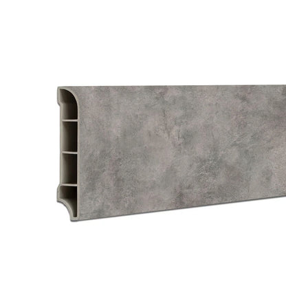 Vinyl SPC padlószegély Serona kőhatású homokszürke 2400x60x12 mm