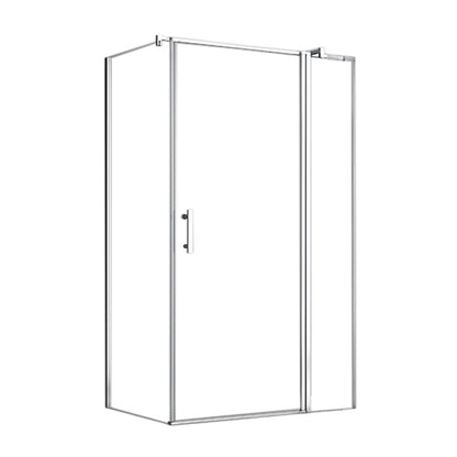 Simple 8x1 cm nyílóajtós aszimmetrikus zuhanykabin zuhanytálca nélkül