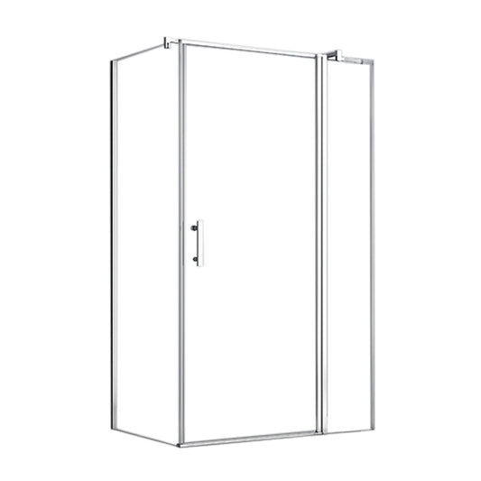 Simple 8x1 cm nyílóajtós aszimmetrikus zuhanykabin zuhanytálca nélkül