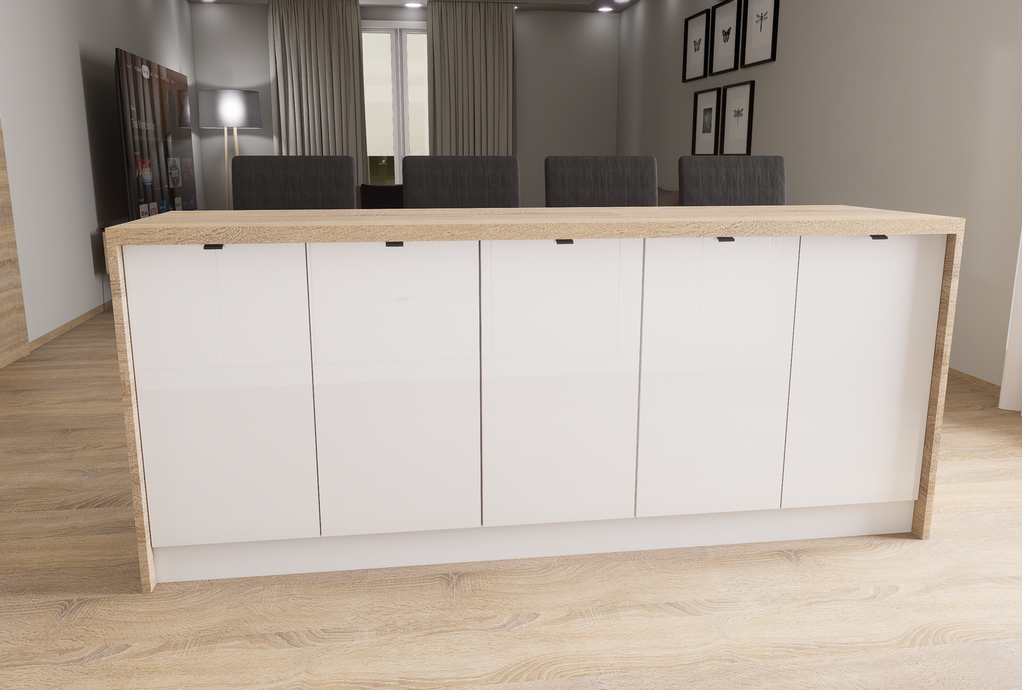 Milánó 200x60cm Sziget