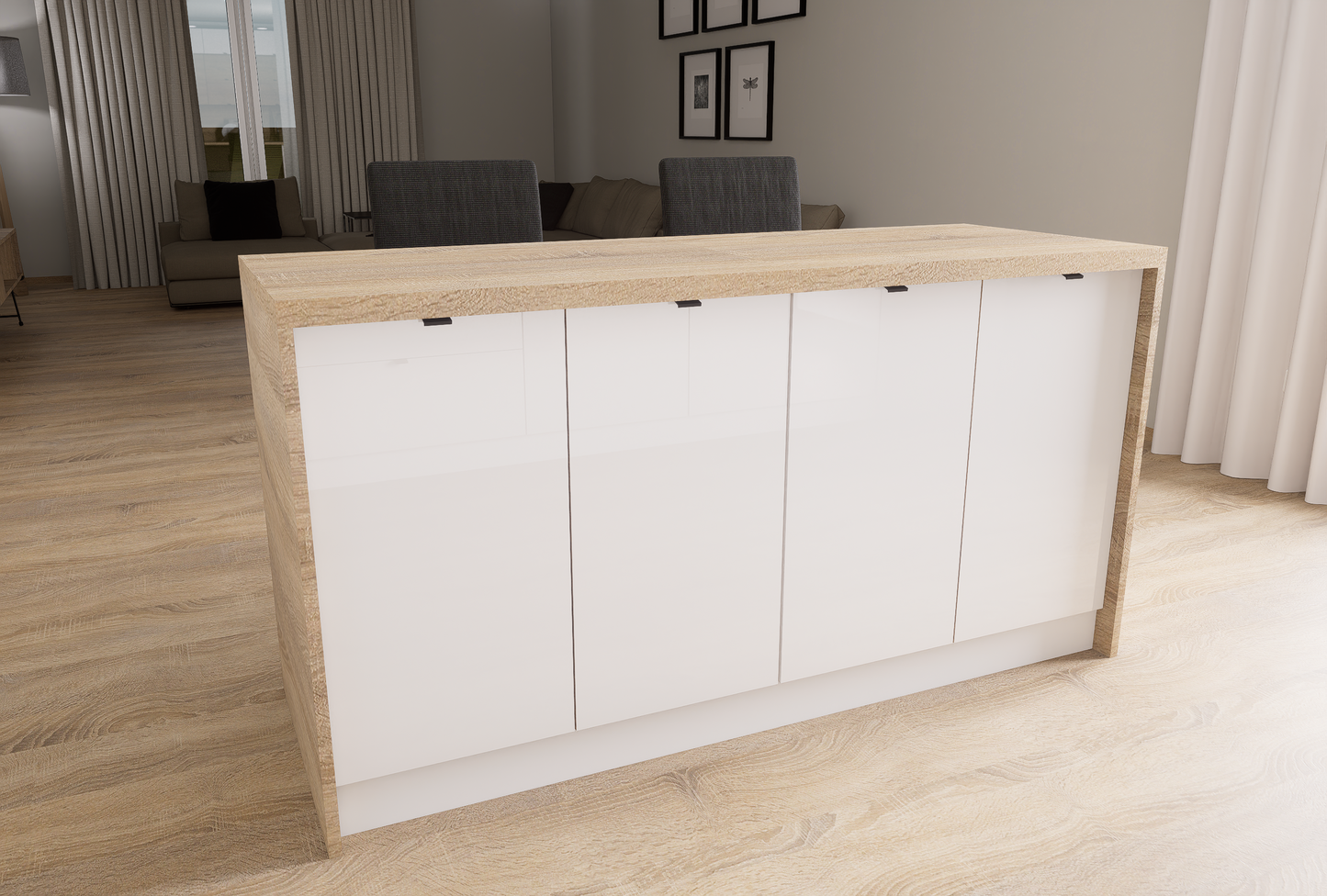 Milánó 160x60cm Sziget