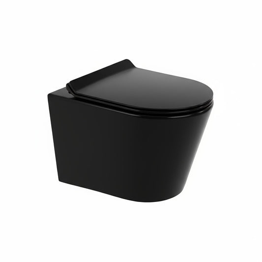 Tina fali rimless WC soft close ülőkével fekete
