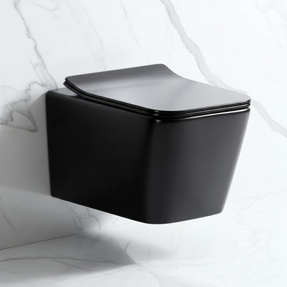 Tina fali rimless WC soft close ülőkével fekete