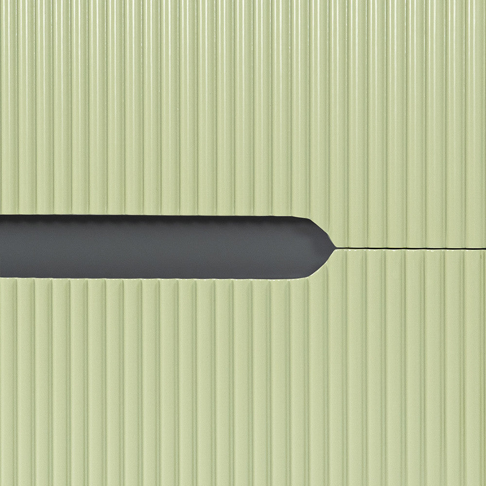 Trent Fürdőszobabútor 120 cm kerámia mosdóval tükörrel 60x120 cm antracit szürke-pisztáciazöld
