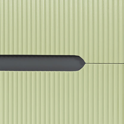 Trent Fürdőszobabútor 60 cm kerámia mosdóval (2 fiókos) tükörrel 60x80 cm antracit szürke-pisztáciazöld