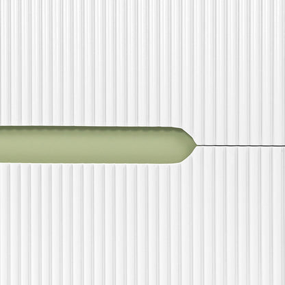 Trent Fürdőszobabútor 60 cm kerámia mosdóval (2 fiókos) tükörrel 60x80 cm pisztáciazöld-fehér