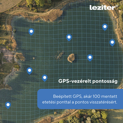 Etetőhajó V6 GPS 3 tartályos hátra és oldalkidobós nightlight