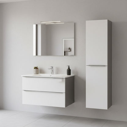 Vario Trim 35 függesztett oldal szekrény antracit-fehér