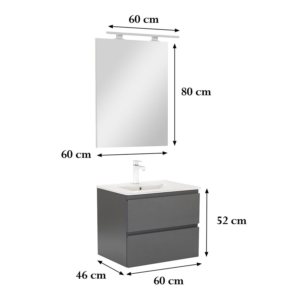 Vario Pull 6 komplett fürdőszoba bútor antracit-antracit_2