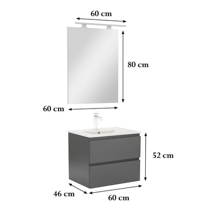 Vario Pull 6 komplett fürdőszoba bútor antracit-antracit_2