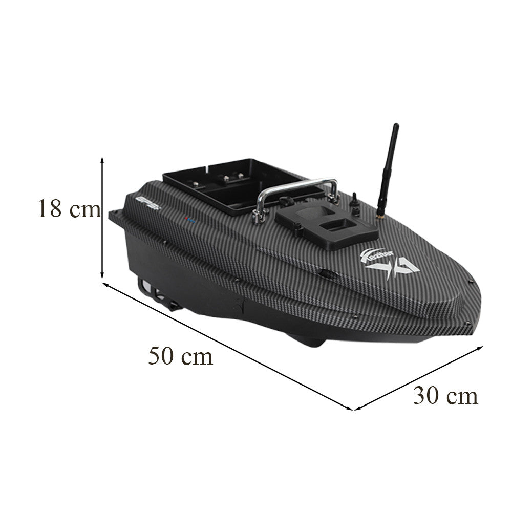 Etetőhajó X1 GPS+4G hátrakidobós carbon_2