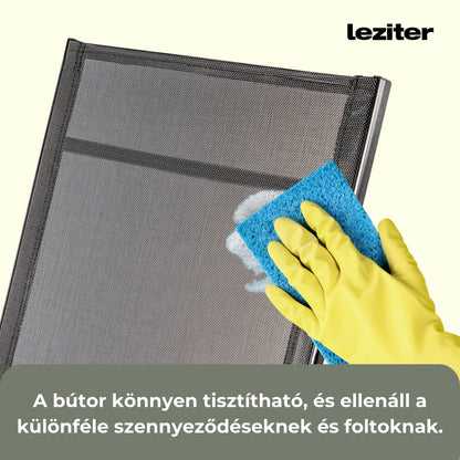 Nadin 4+1 kerti bútor garnitúra szett fekete