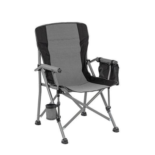 Leziter Comfort karfás horgász szék pohártartóval szürke