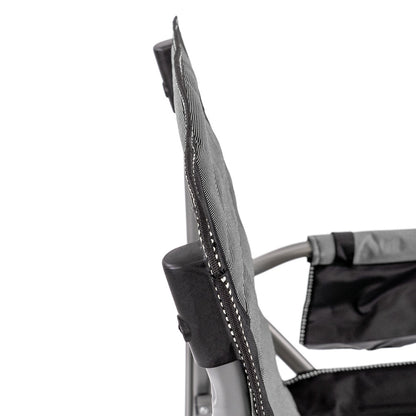 Leziter Comfort Plus karfás horgász szék pohártartóval szürke