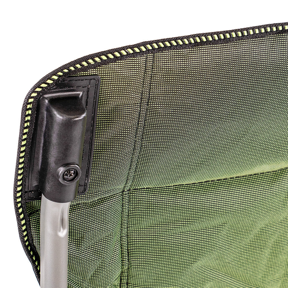 Leziter Comfort Plus karfás horgász szék pohártartóval zöld