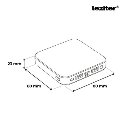 Powerbank 5000 mAH 2A 10W fekete