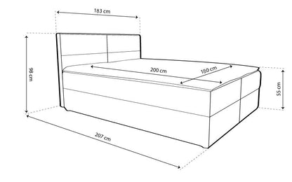 ARAMIS boxspring ágy