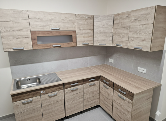 Csenge komplett sarok konyha 220x140 cm vagy 180x180 cm