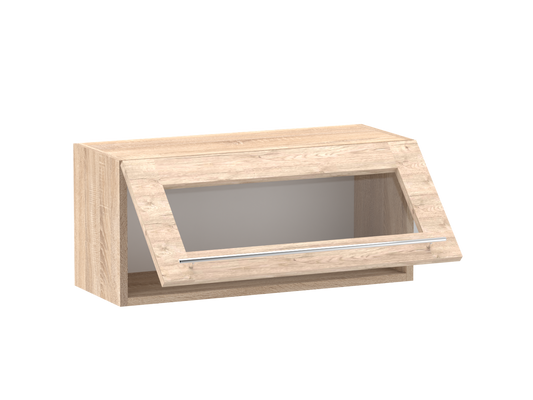 felső 1 felnyílós üveges 80 cm széles elem Gréta +