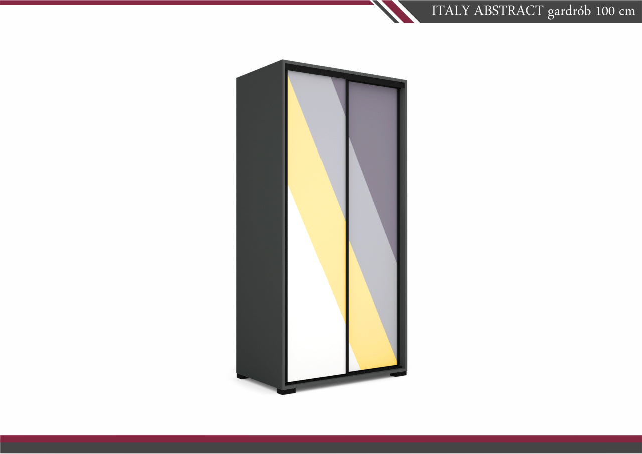 Italy Abstract tolóajtós gardrób