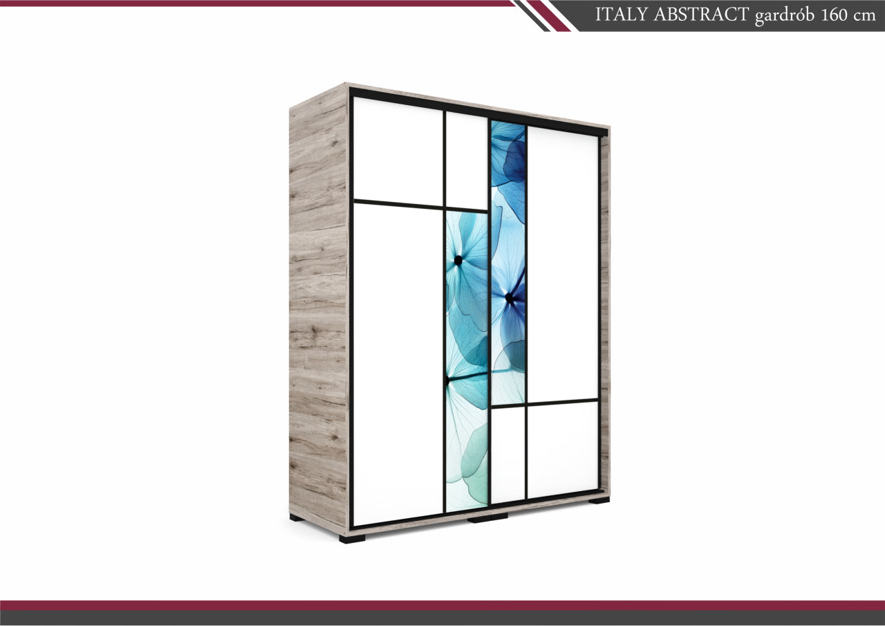 Italy Abstract tolóajtós gardrób