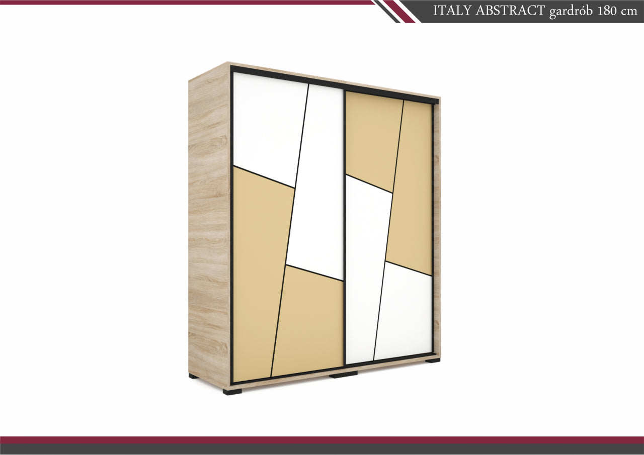 Italy Abstract tolóajtós gardrób