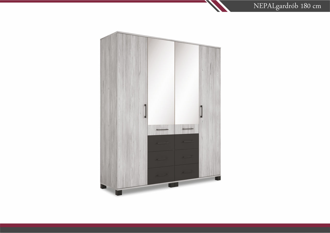 NEPAL Gardrób 180 cm