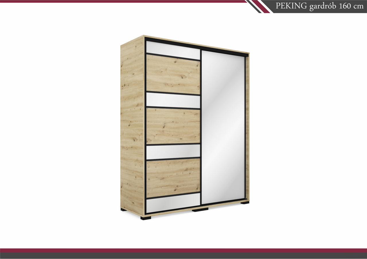 Peking  tolóajtós gardrób