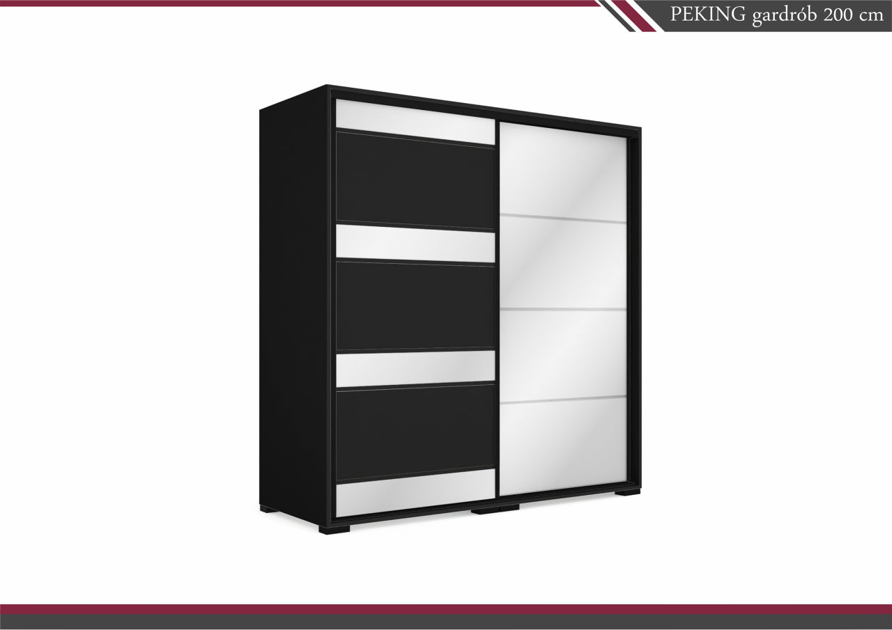 Peking  tolóajtós gardrób