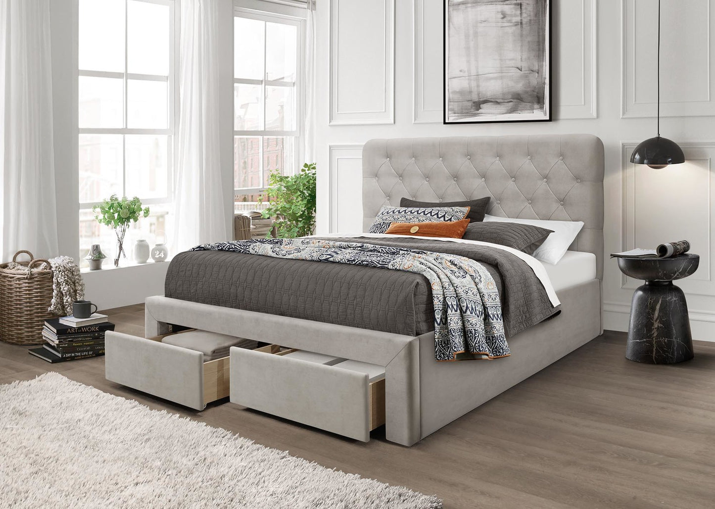 Marisol ágykeret 160cm beige