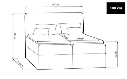 TYP50 boxspring ágy