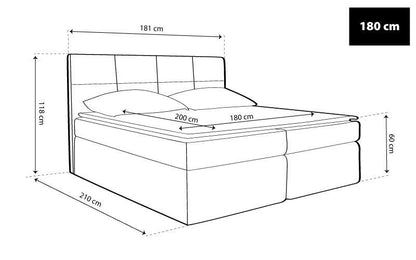 TYP57 boxspring ágy