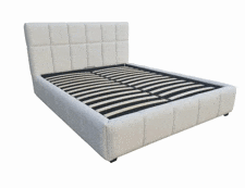 VELORA ágyrácsos ágy (Fehér)