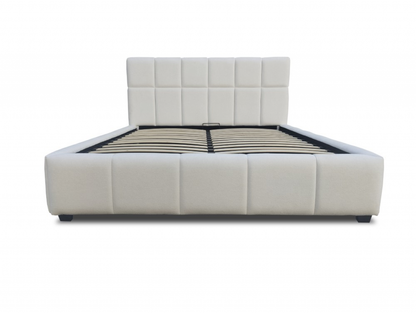 VELORA ágyrácsos ágy (Fehér)