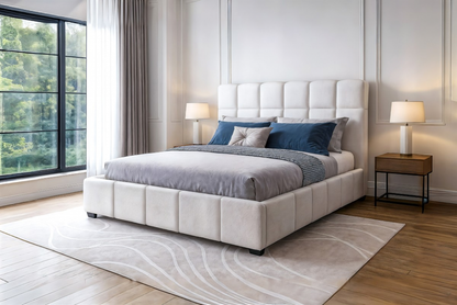 VELORA ágyrácsos ágy (Fehér)