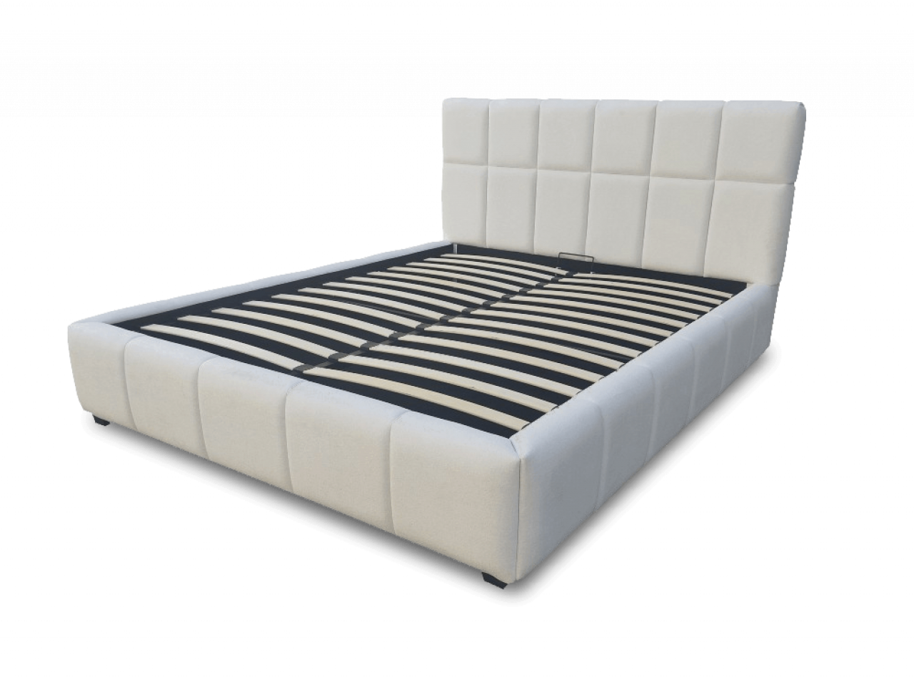 VELORA ágyrácsos ágy (Fehér)