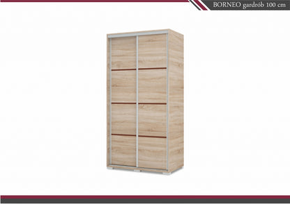 BORNEO tolóajtós gardrób (100cm)