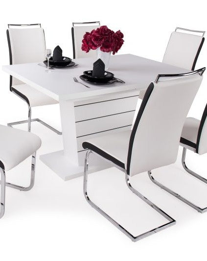 Fanni asztal Száva székkel (6 személyes)