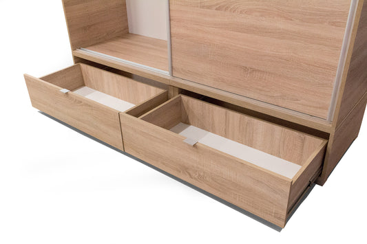 Gardrób fiókos magasító (bútorlapos)