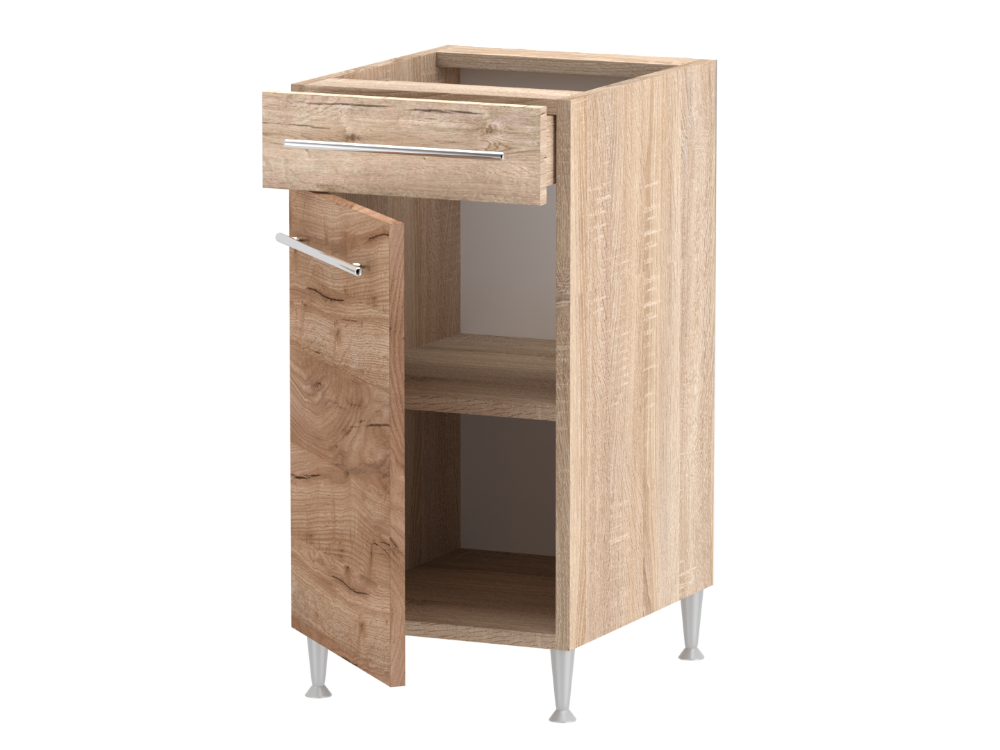 Gréta + alsó 1 ajtós 1 fiókos jobbos - balos 40 cm széles elem, egyéni