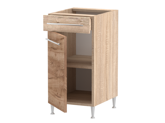 Gréta + alsó 1 ajtós 1 fiókos jobbos - balos 40 cm széles elem, egyéni