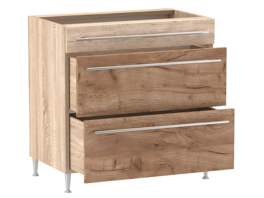 Gréta + alsó 1 vakfiókos 2 fiókos 80 cm széles elem, egyéni