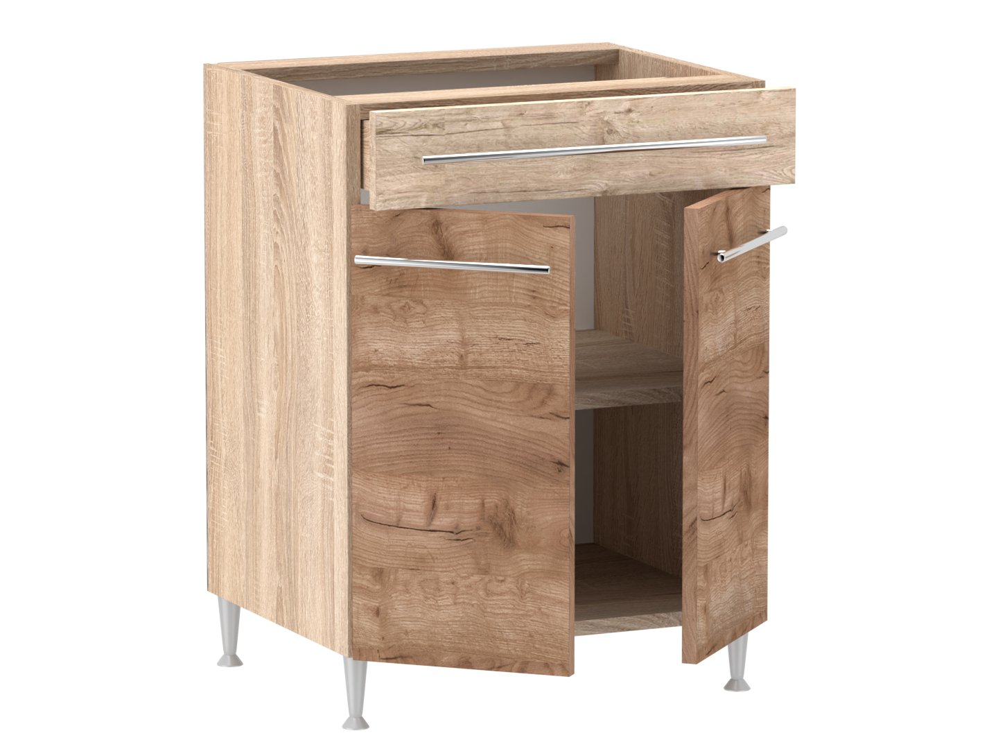 Gréta + alsó 2 ajtós 1 fiókos 60 cm széles elem, egyéni