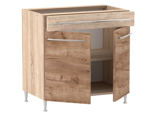 Gréta + alsó 2 ajtós 1 fiókos 80 cm széles elem, egyéni