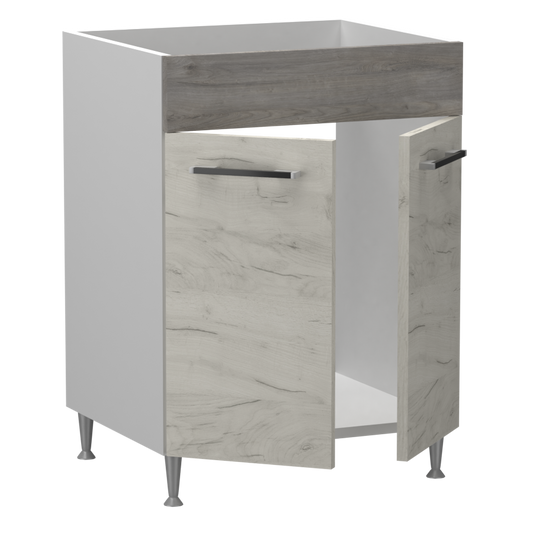 Fanni alsó 2 ajtós 1 vakfiókos mosogatós 60 cm széles elem, egyéni