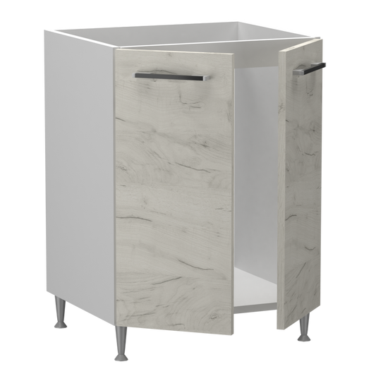 Fanni alsó 2 ajtós mosogatós 60 cm széles elem, egyéni